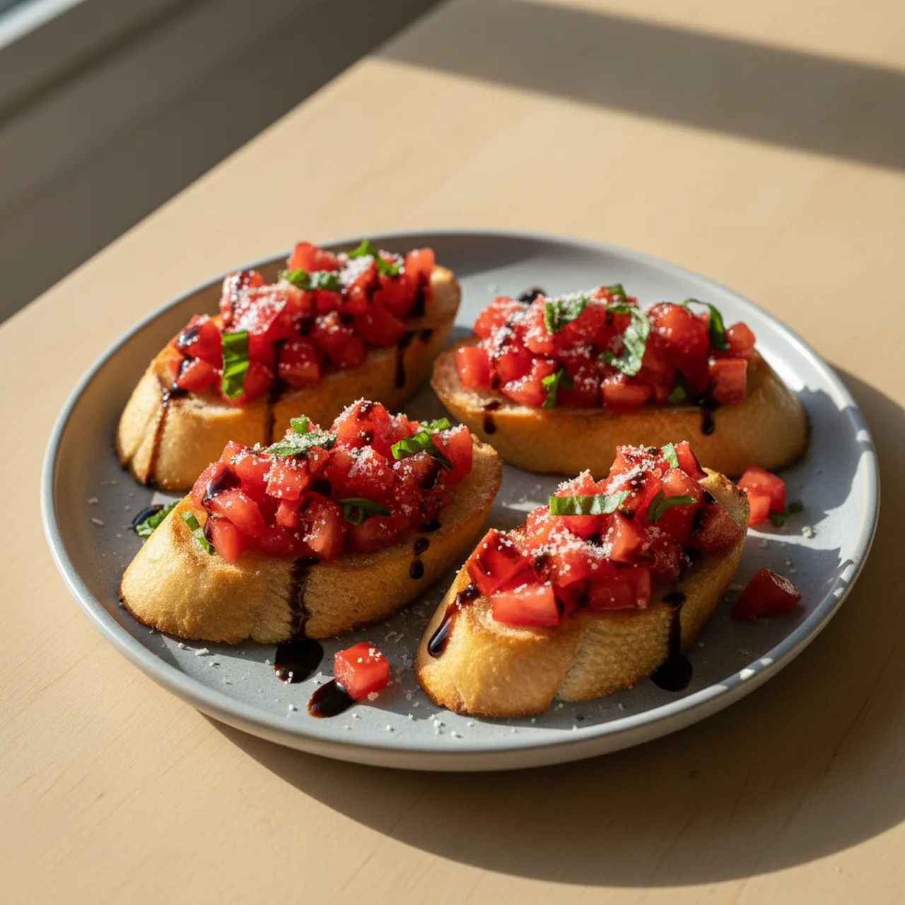 Tomato and Basil Bruschetta