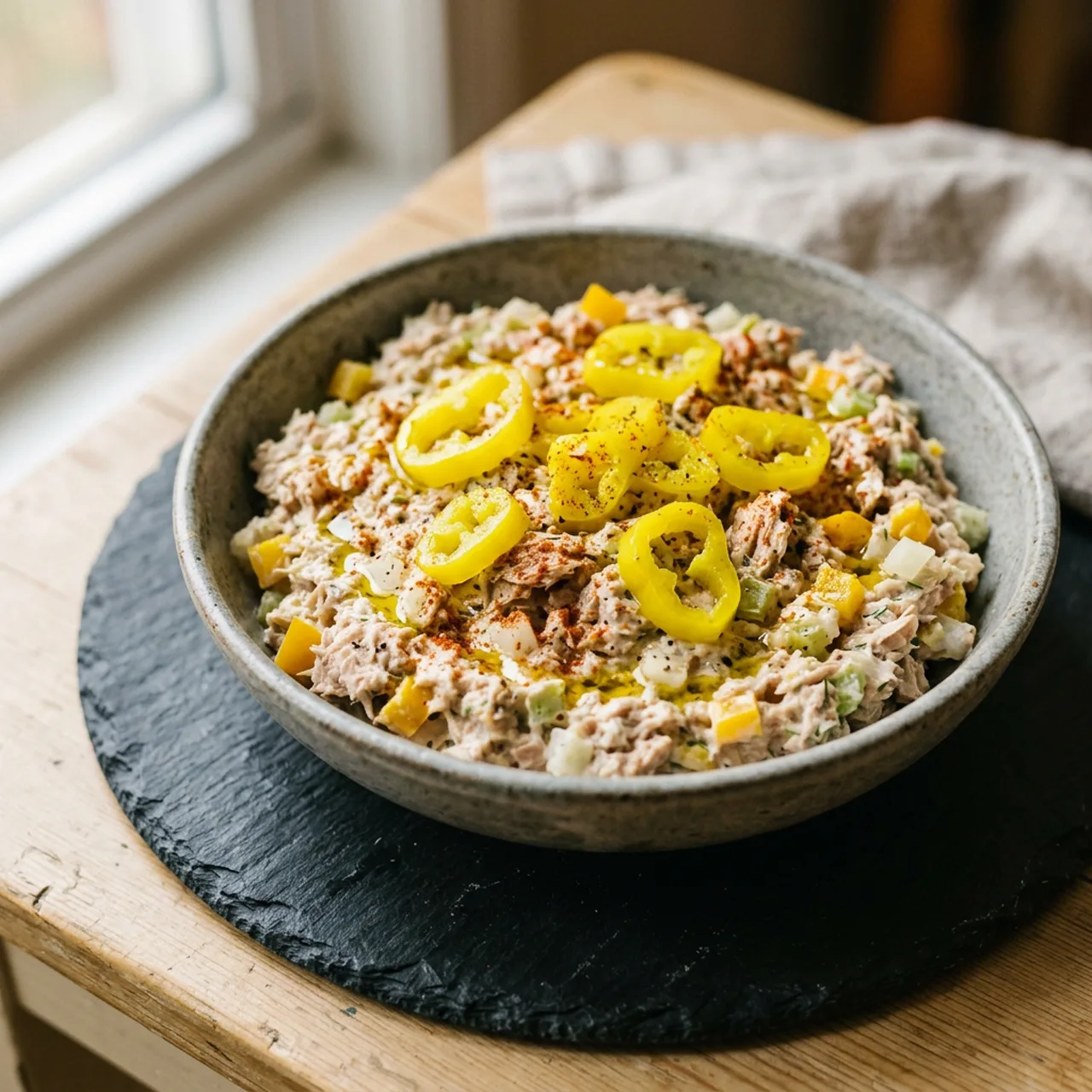 Tuna Salad with Banana Peppers