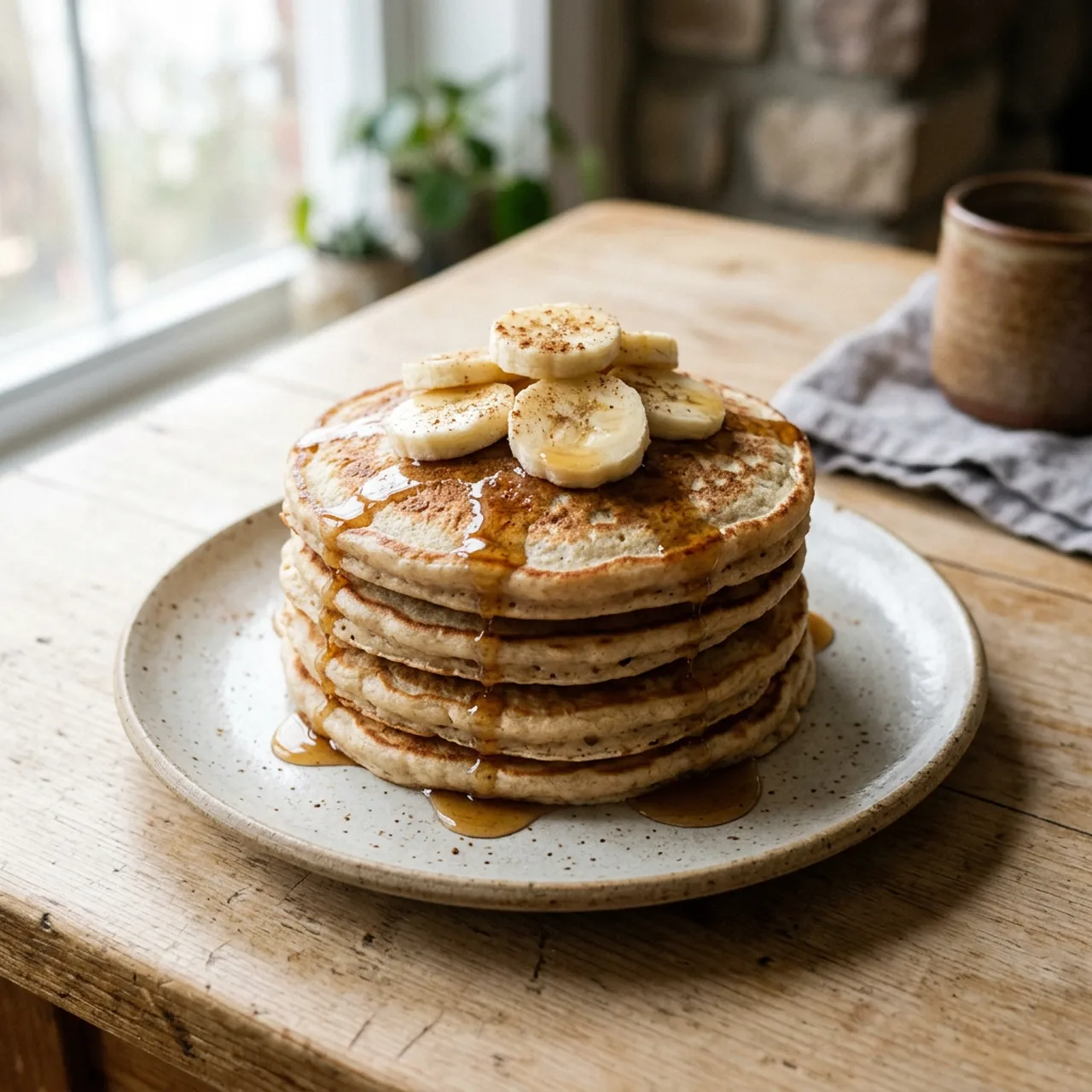 Vegan Banana Pancakes