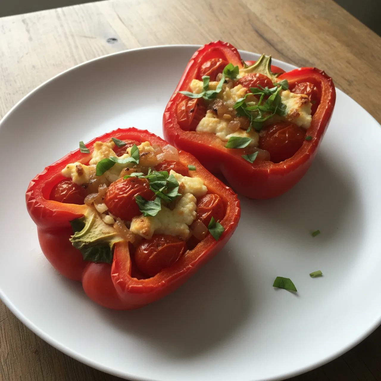 Vegetarian Mediterranean Stuffed Pepper