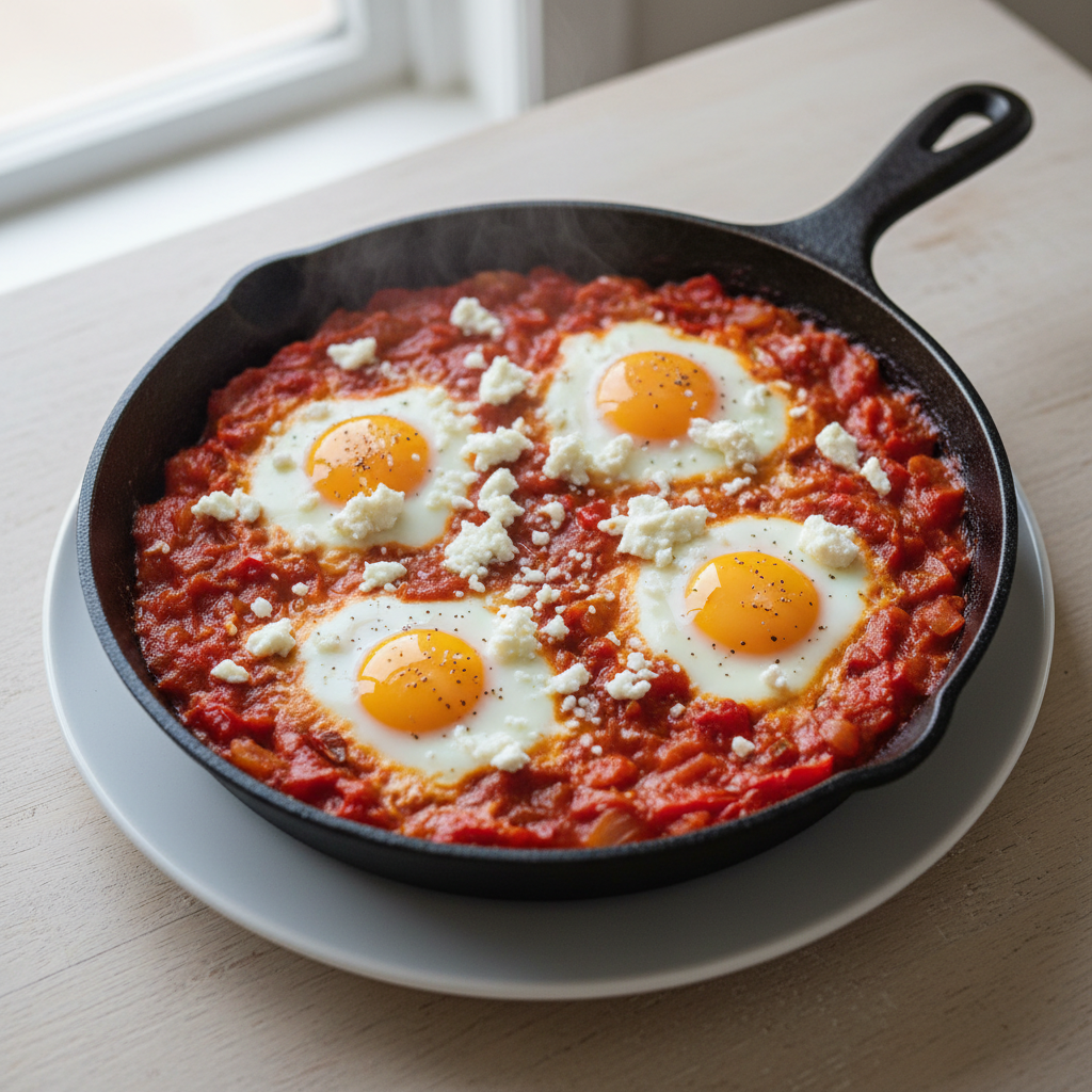 4-Ingredient Easy Shakshuka