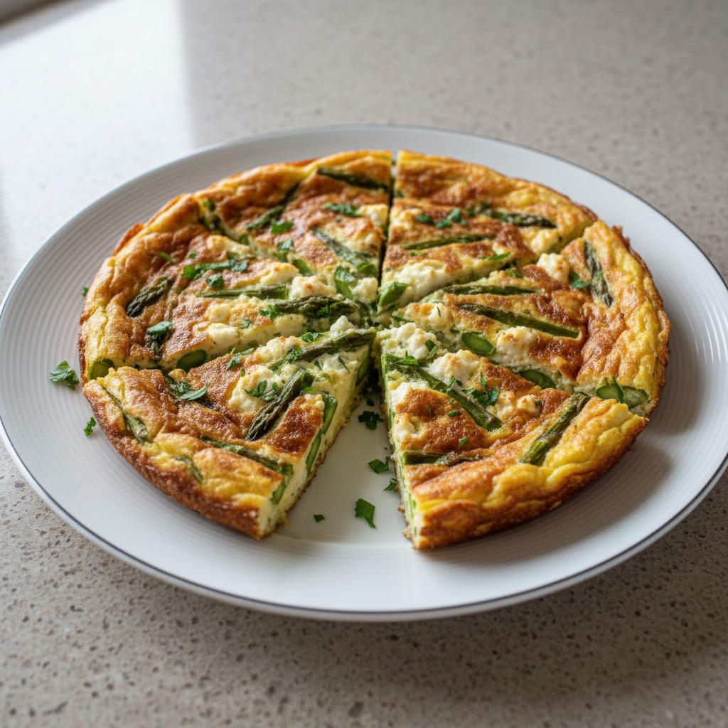 Asparagus and Feta Frittata