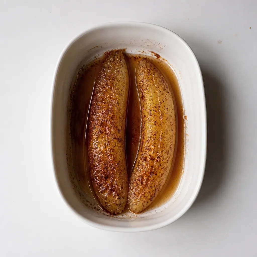 Baked Cinnamon Bananas