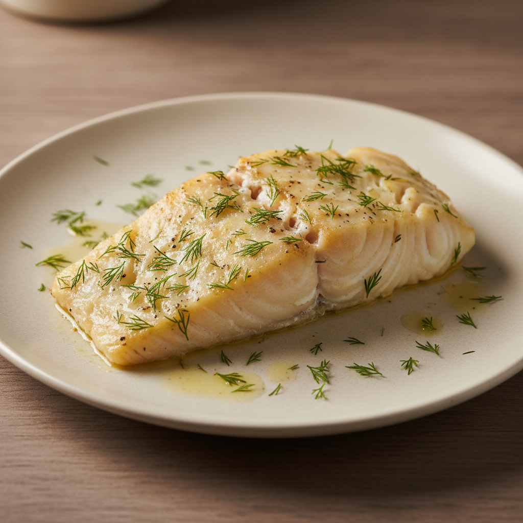 Baked Cod with Lemon and Dill