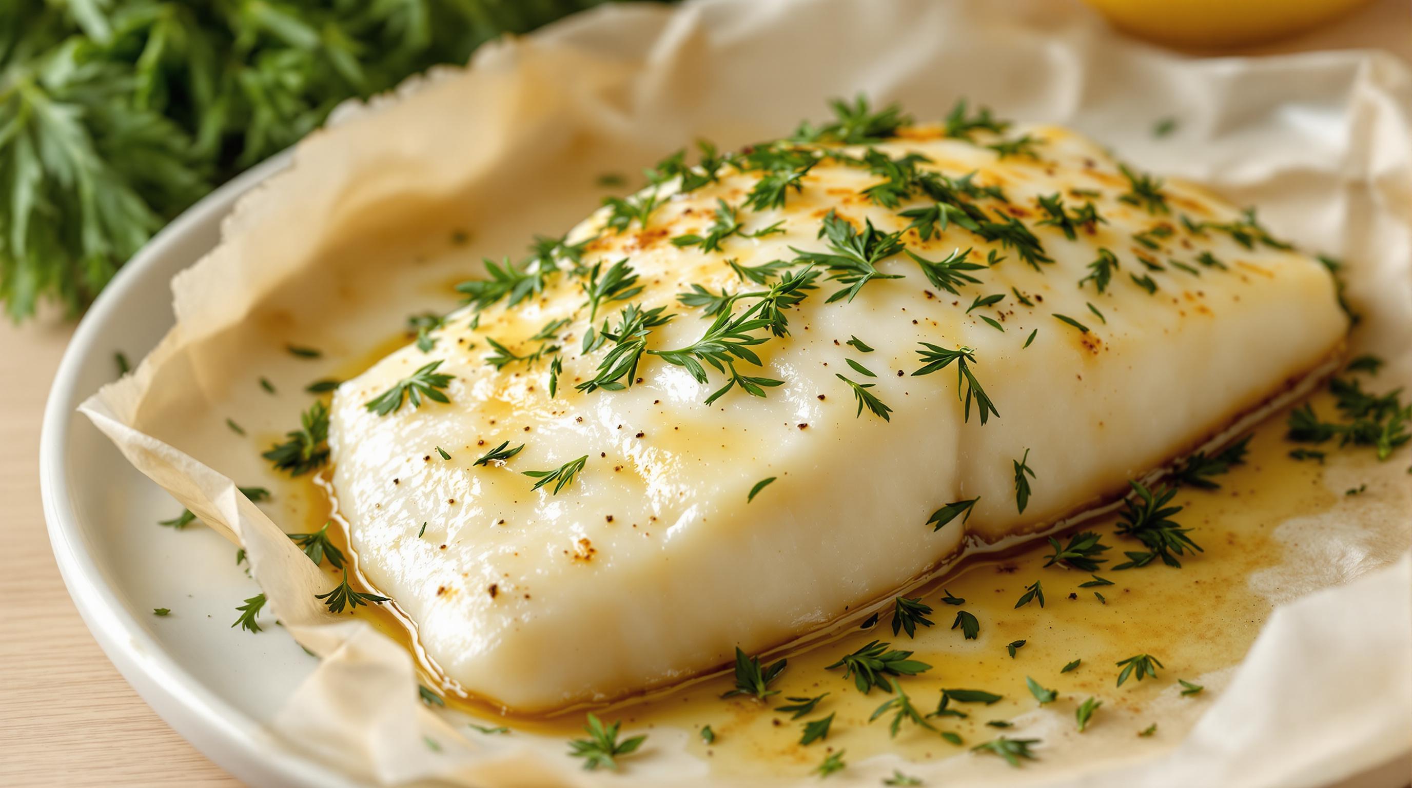 Baked Cod with Lemon and Dill