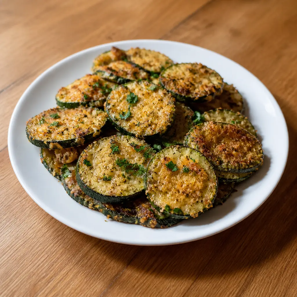 Baked Parmesan Courgette