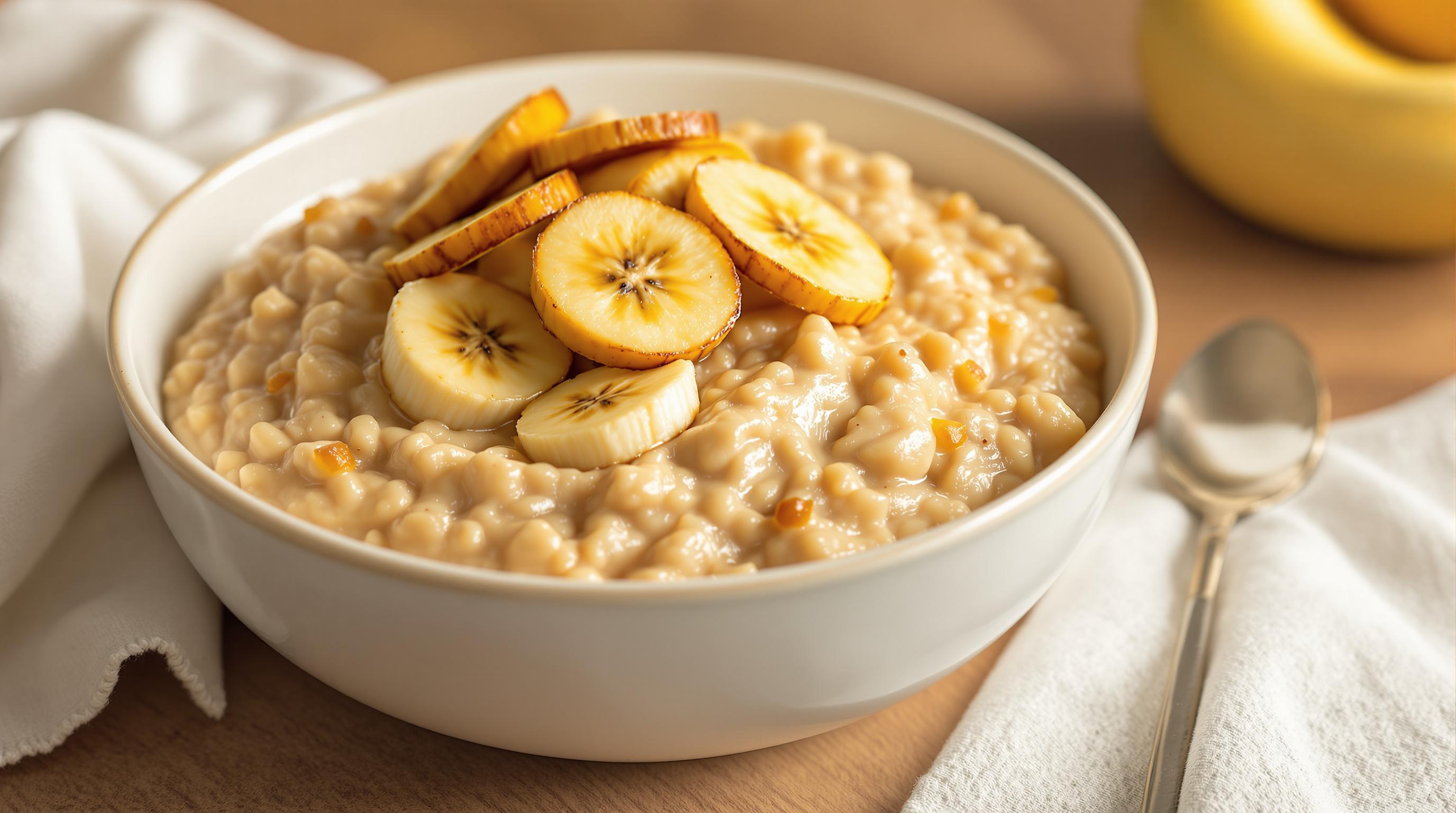 Banana Bread Protein Porridge