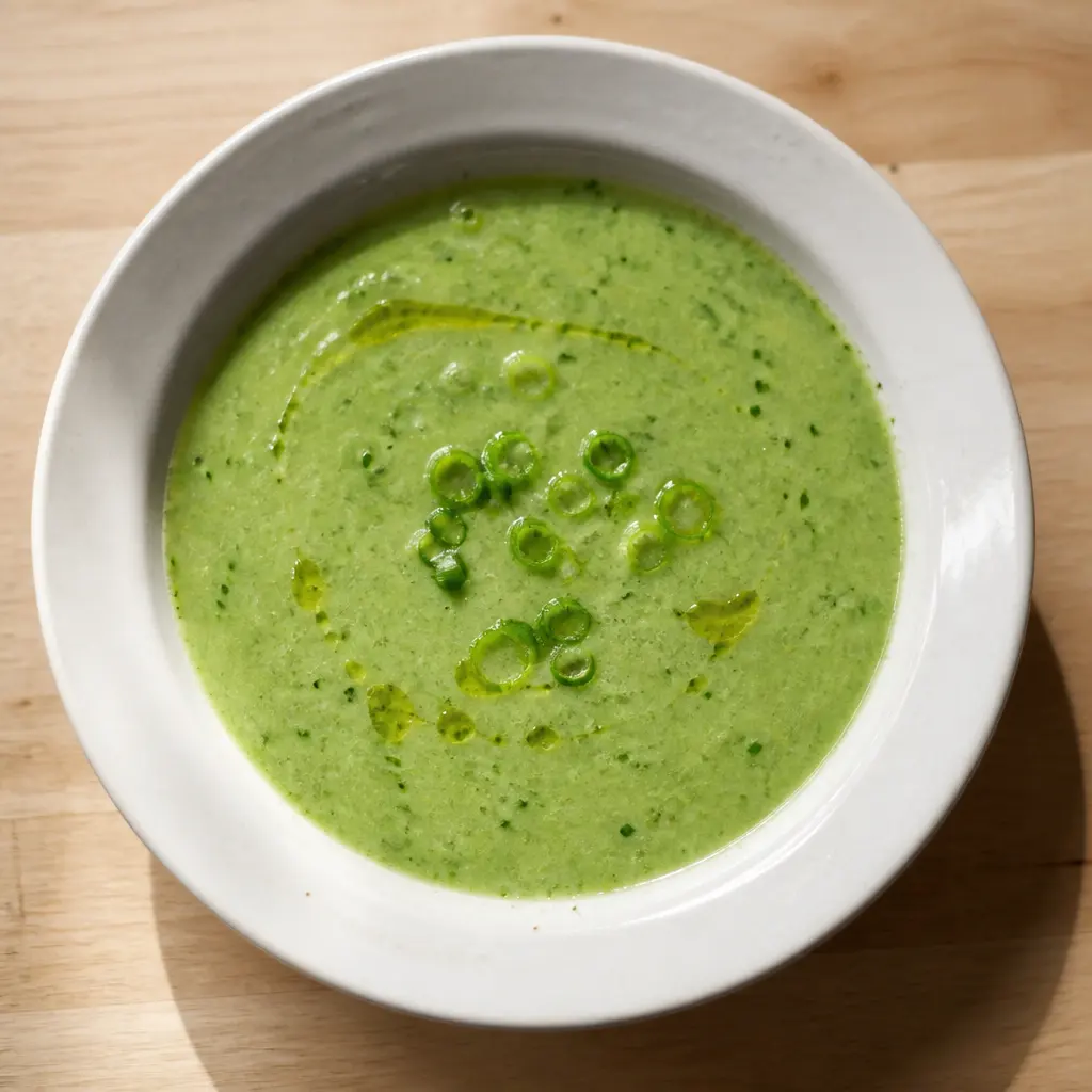 Basil Cucumber Gazpacho