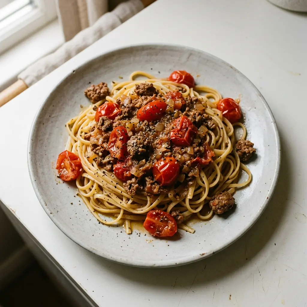 Beef Mince and Cherry Tomato Ragu
