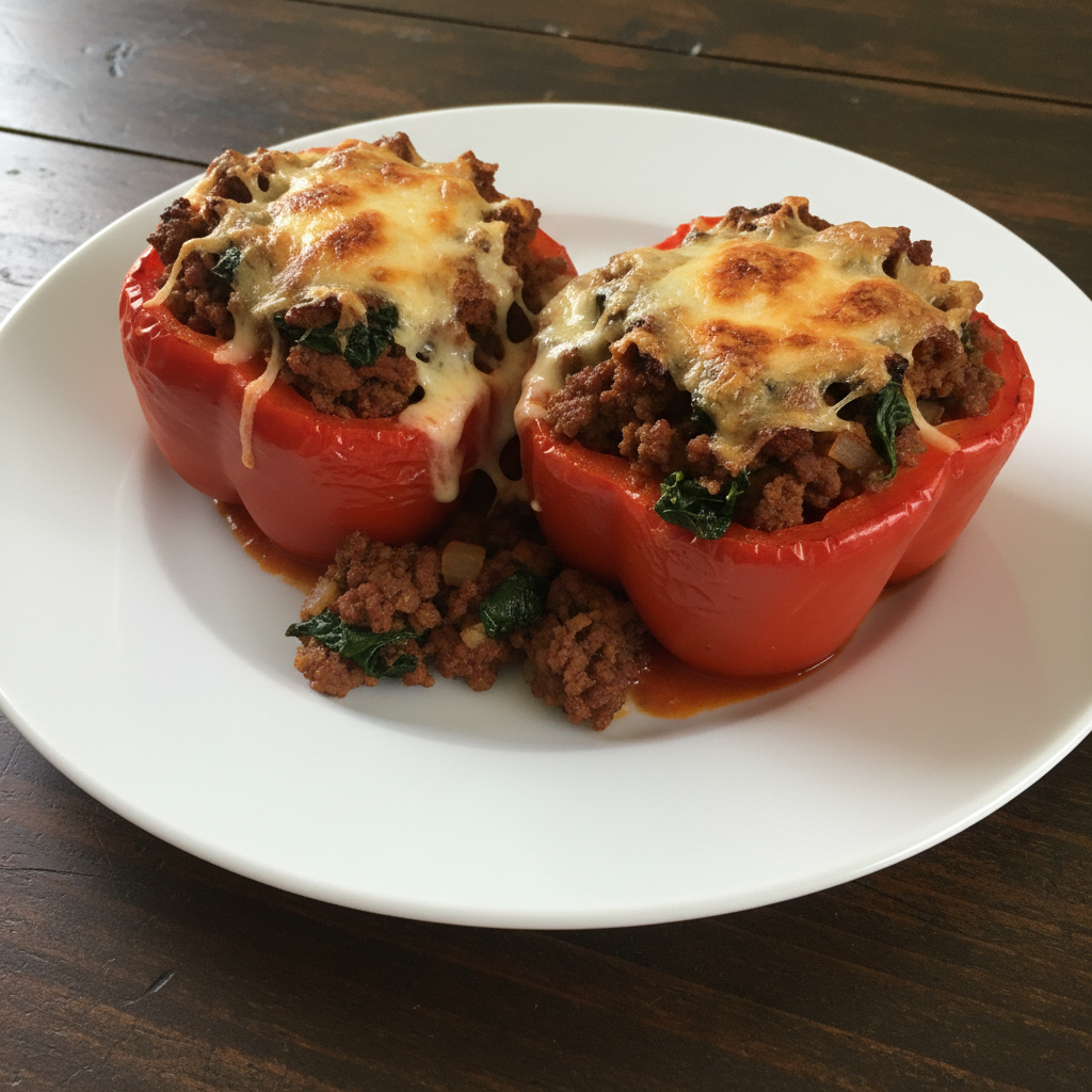 Beef Stuffed Peppers
