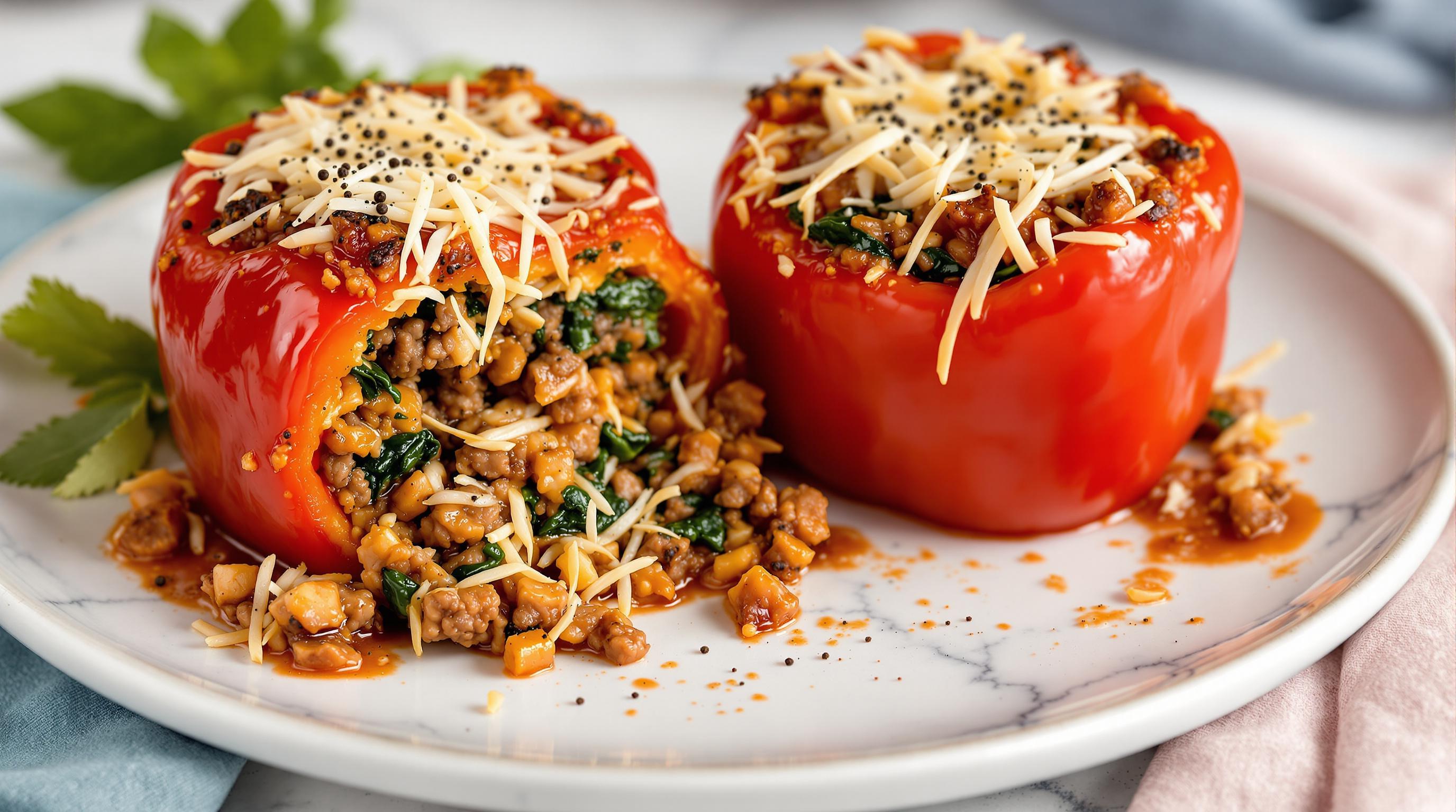 Beef Stuffed Peppers