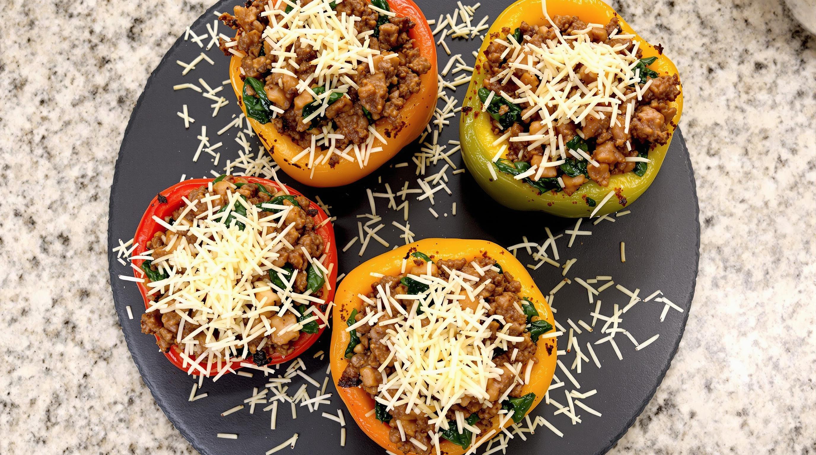 Beef Stuffed Peppers