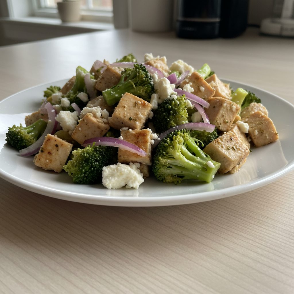 Broccoli, Feta, Chicken Salad