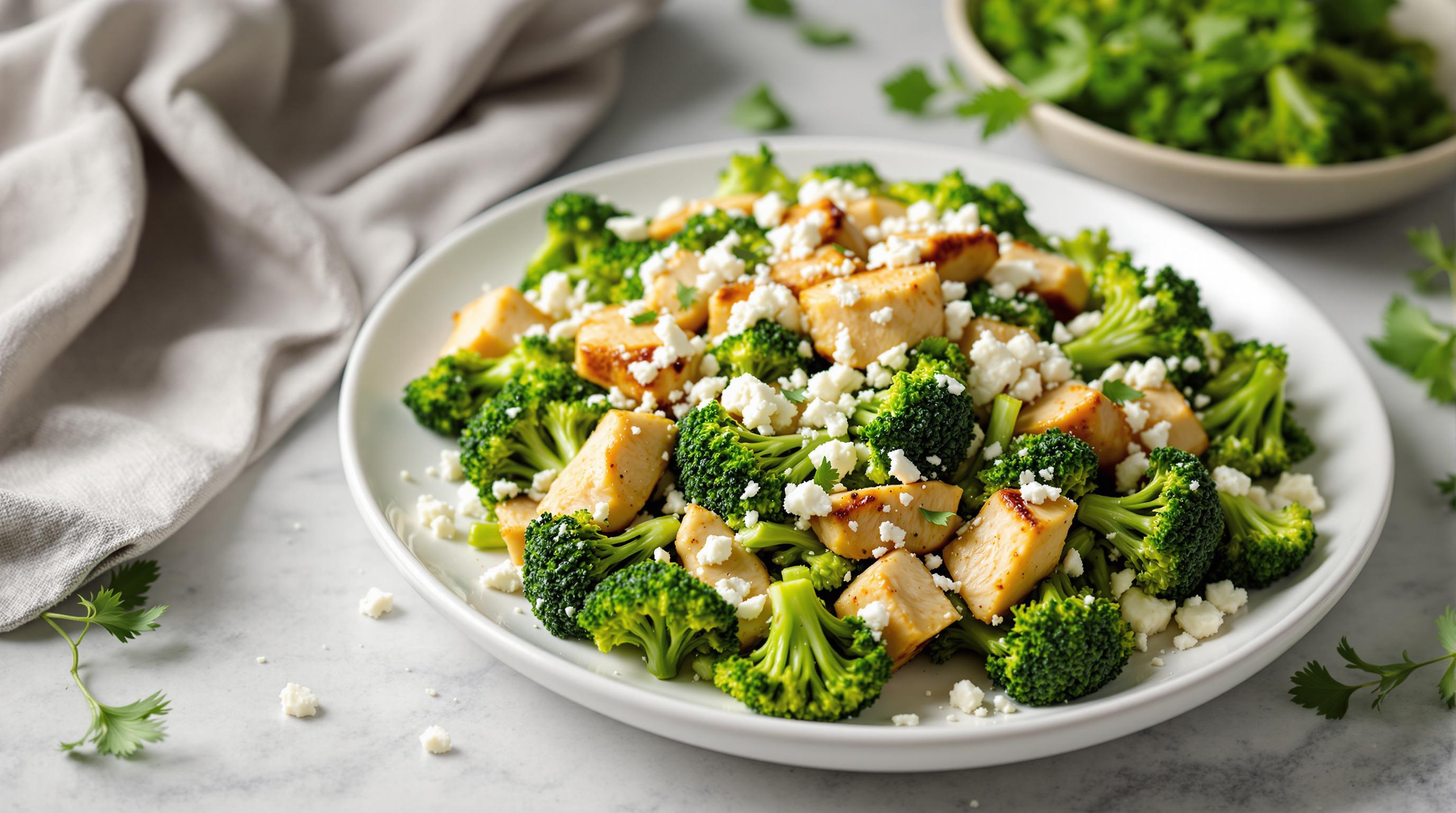 Broccoli, Feta, Chicken Salad