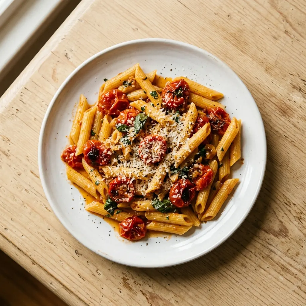 Butter-Roasted Cherry Tomato Pasta
