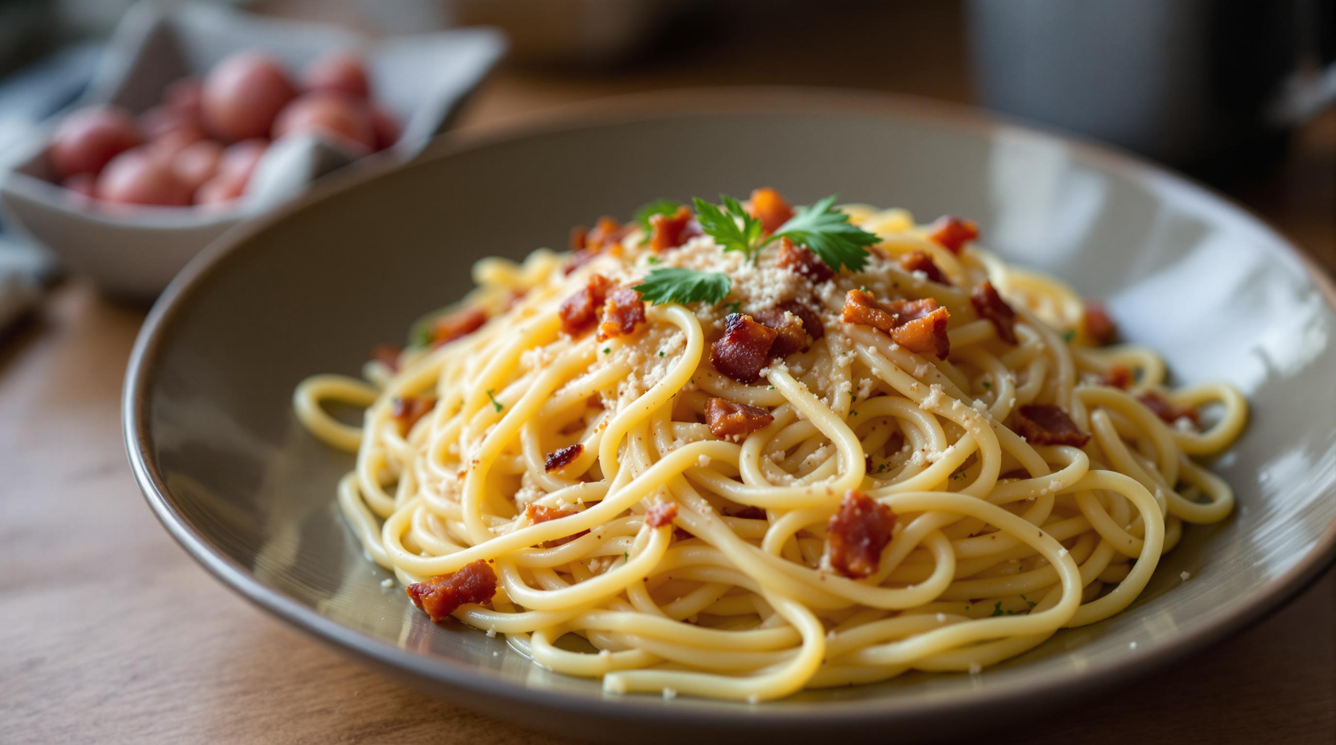 Cajun-Spiced Spaghetti Carbonara