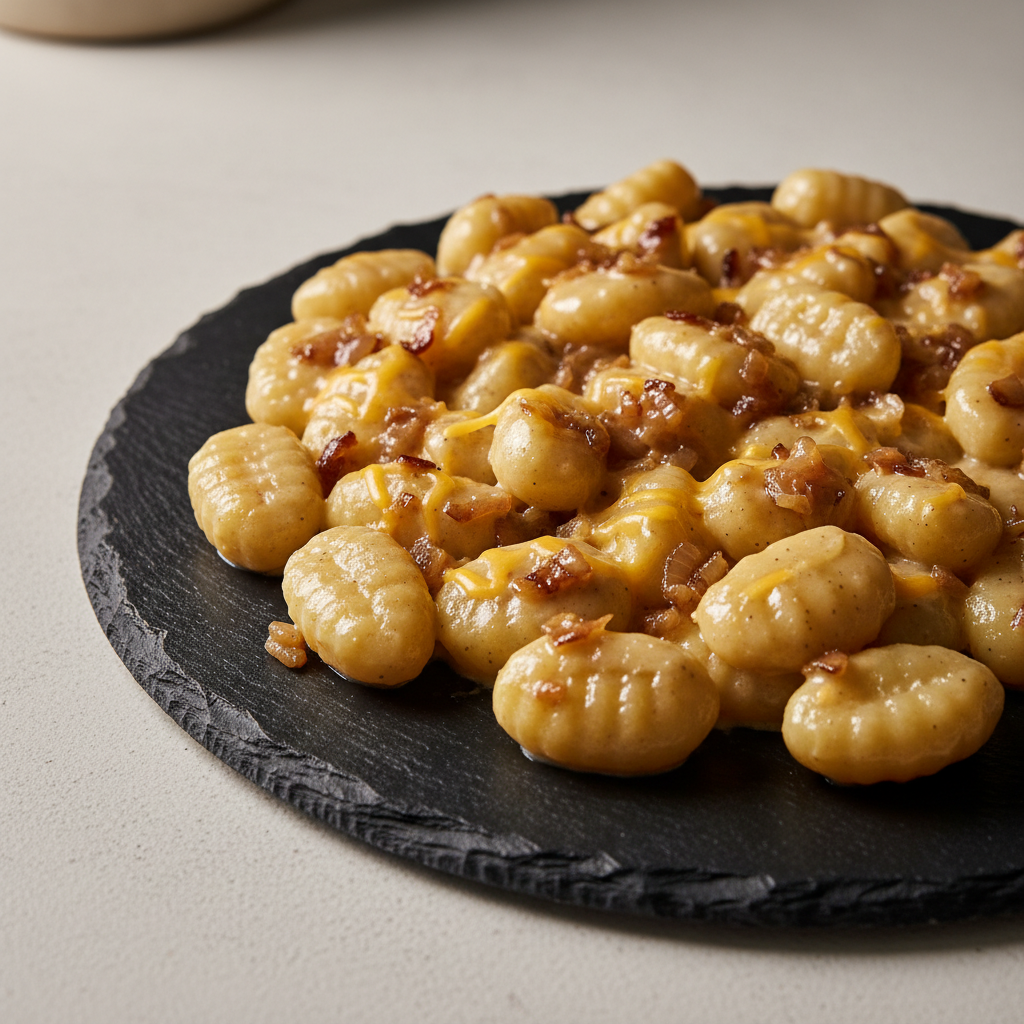 Caramelized Onion & Cream Cheese Gnocchi