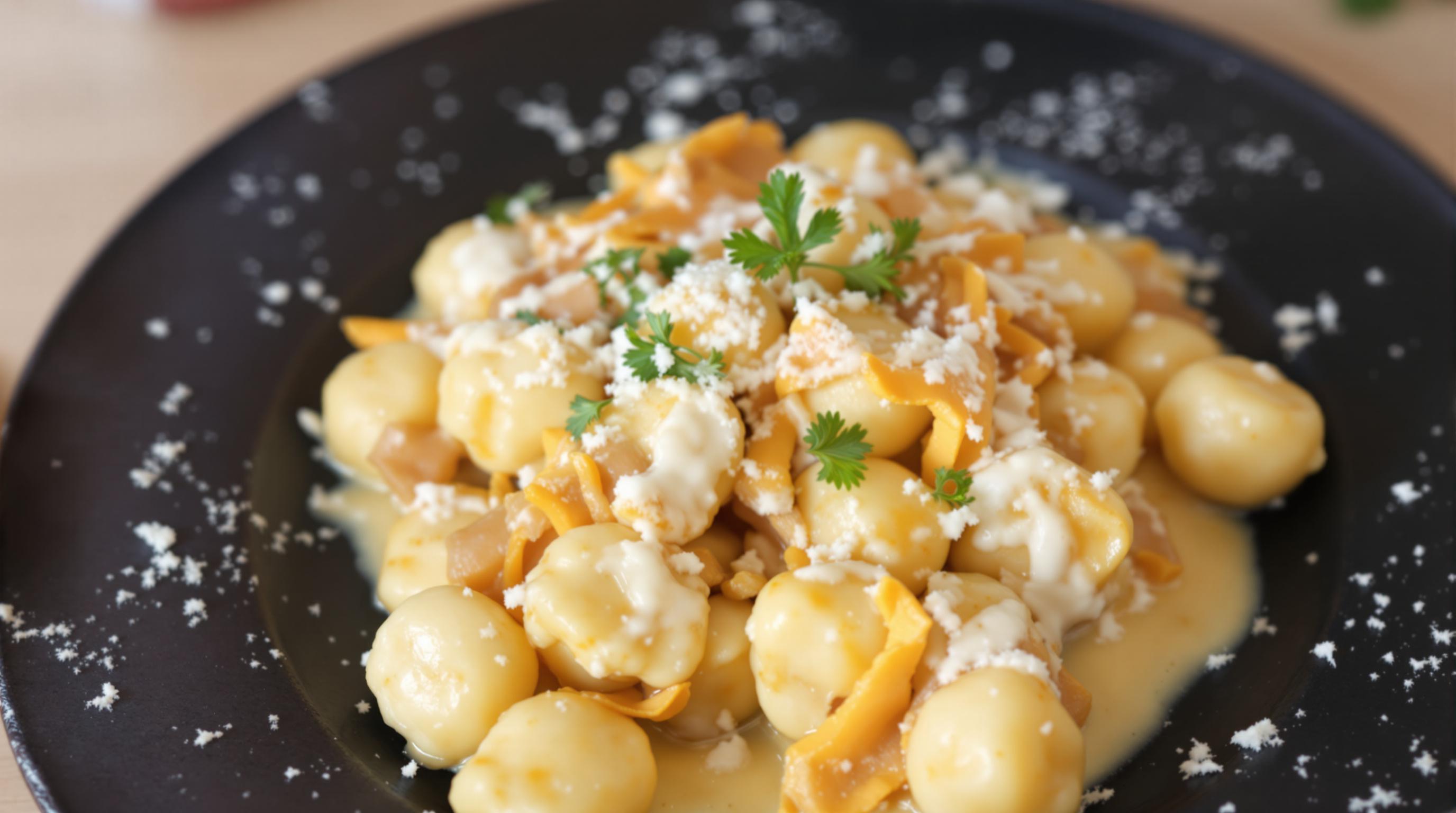 Caramelized Onion & Cream Cheese Gnocchi