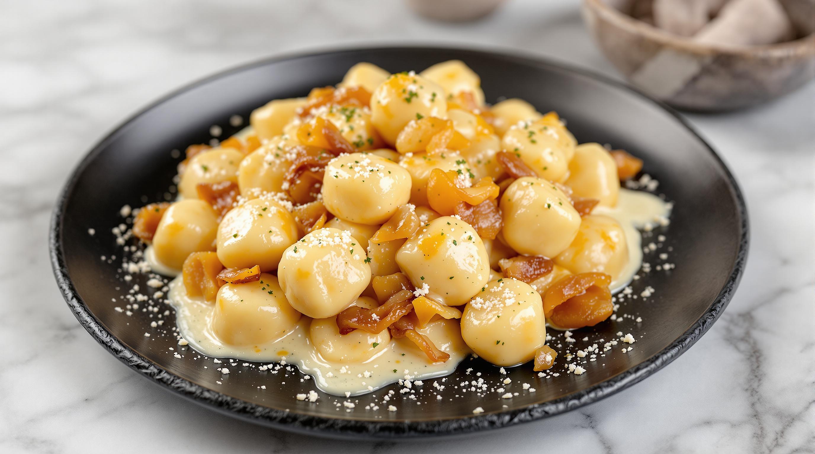 Caramelized Onion & Cream Cheese Gnocchi