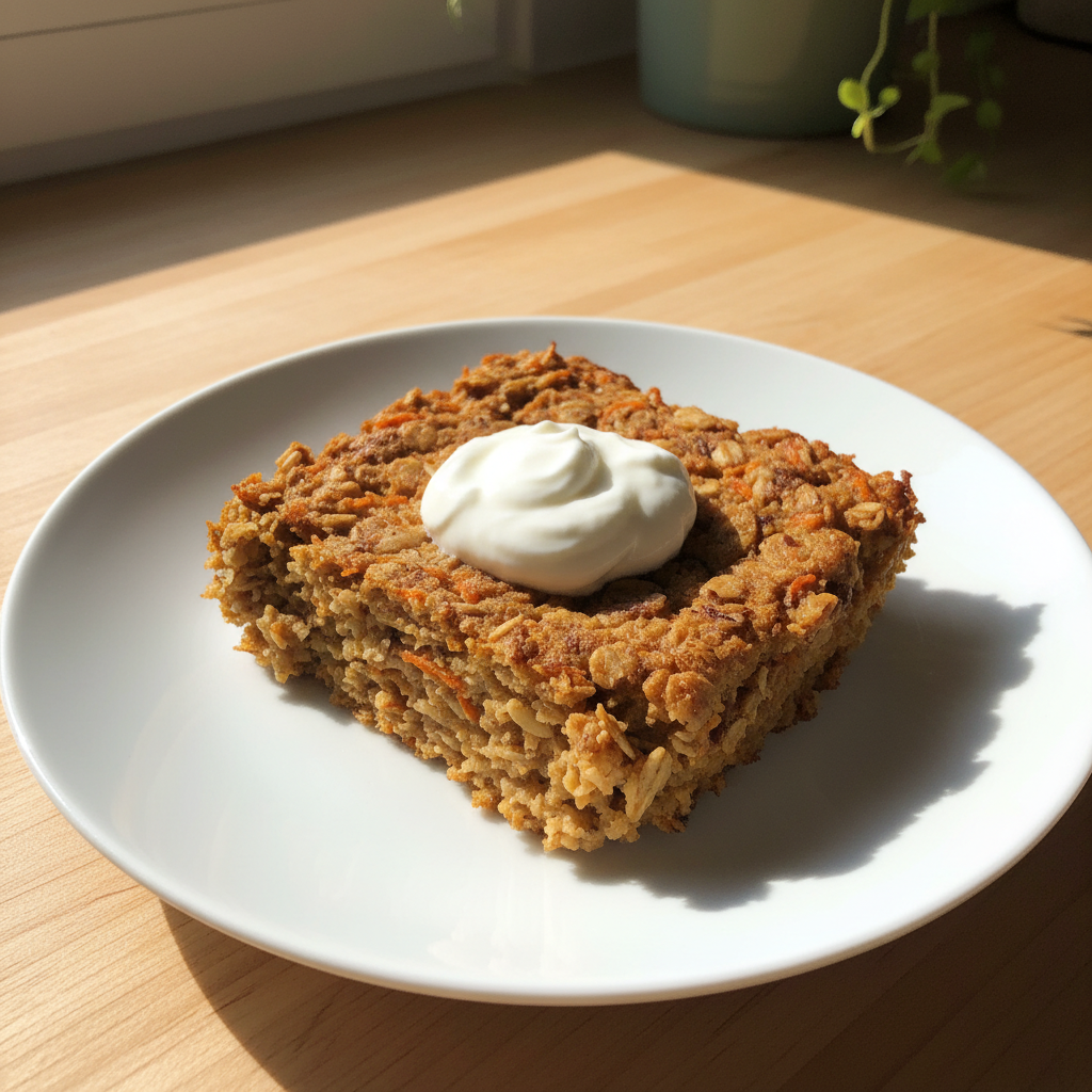 Carrot Cake Baked Oats
