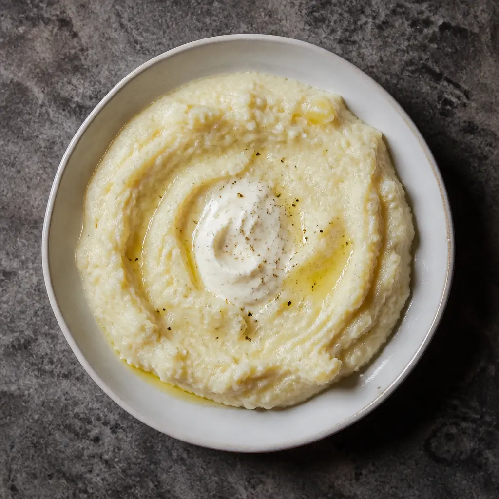 Cauliflower Sour Cream Mash