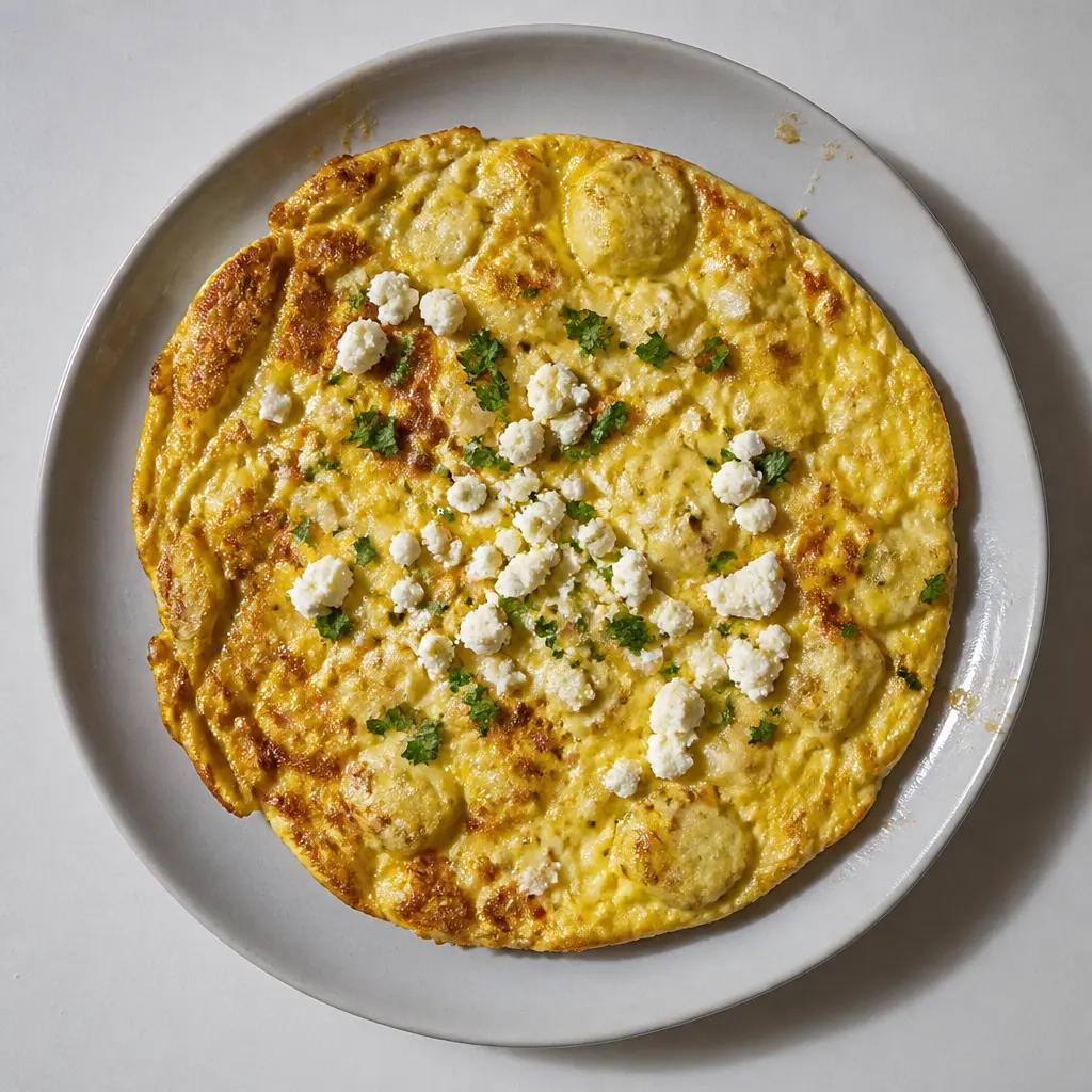Cauliflower and Feta Omelette