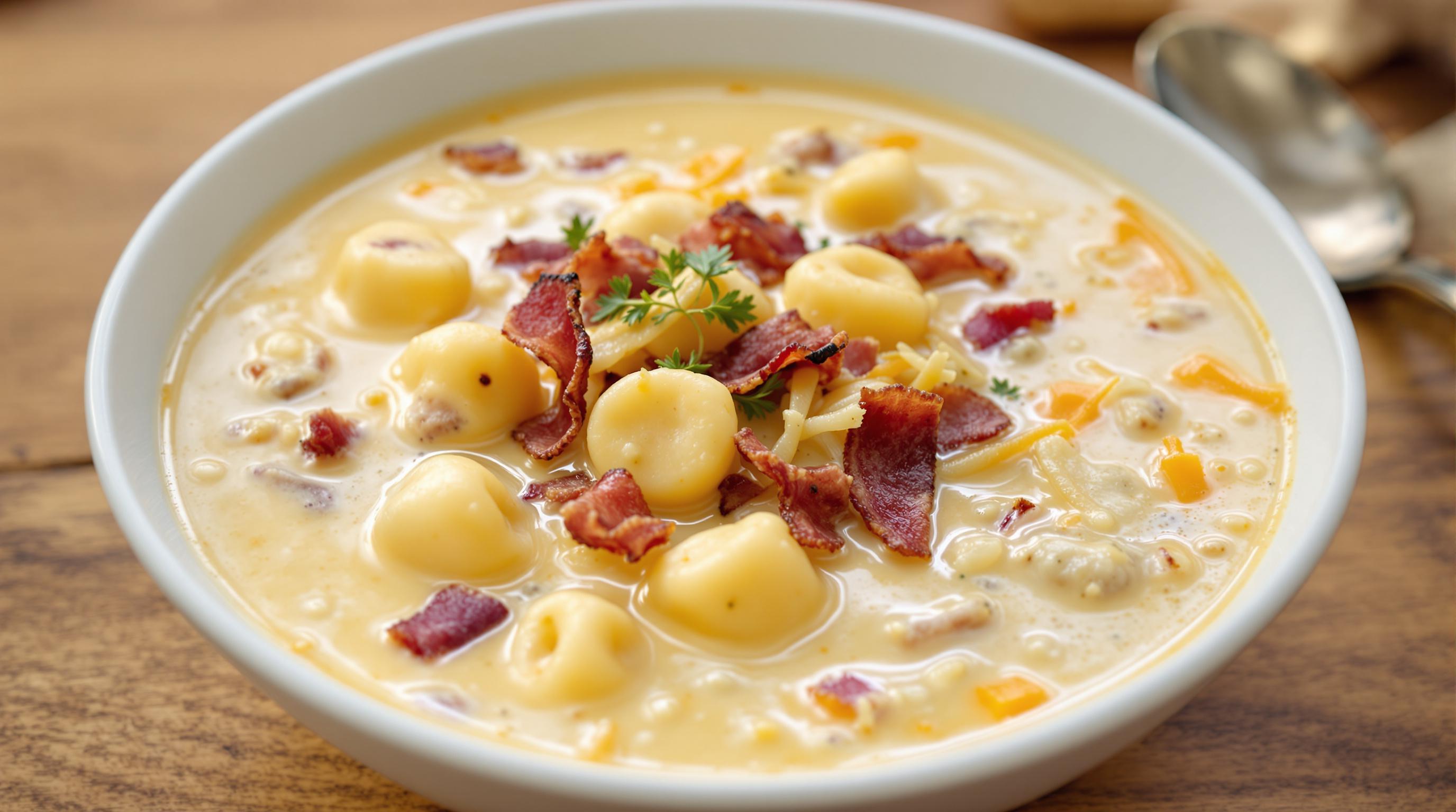 Cheddar and Bacon, Gnocchi Soup