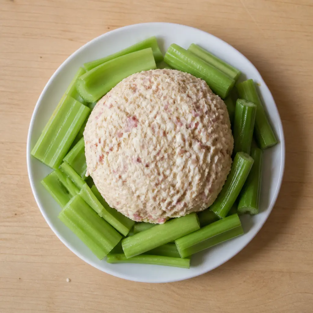Cheese Ball and Celery