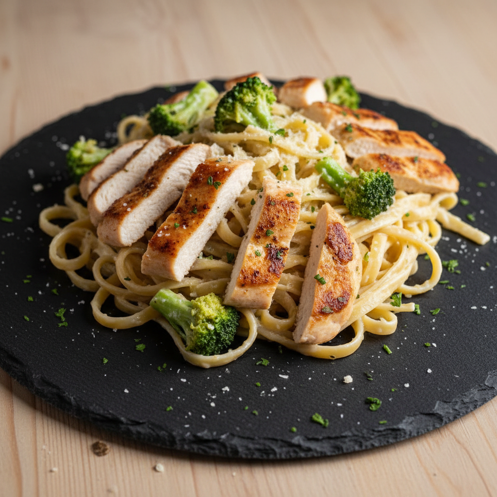 Chicken Alfredo Broccoli