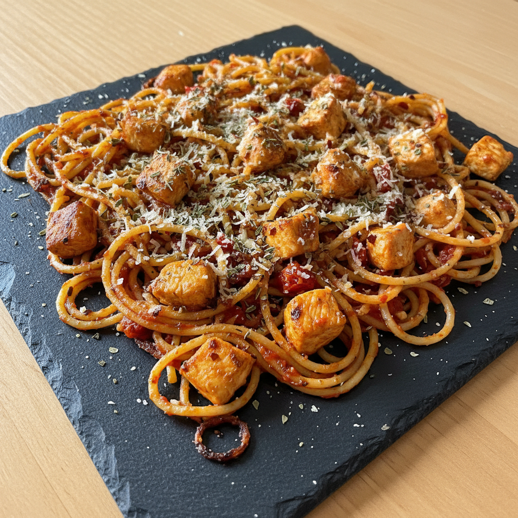 Chicken Spaghetti All'assassina