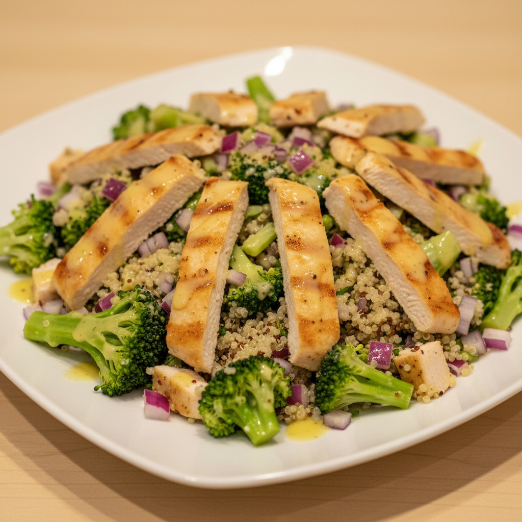Chicken and Broccoli Chopped Salad
