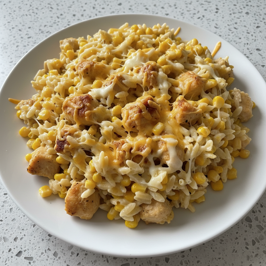 Chicken and Sweetcorn Orzo