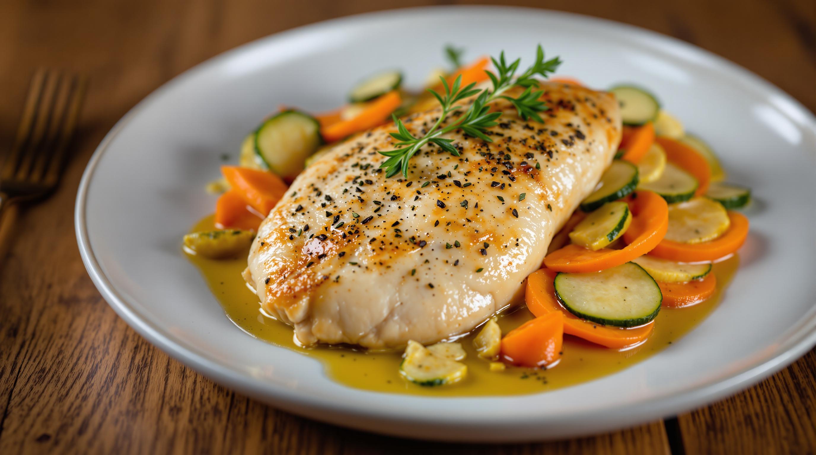 Chicken and Vegetable Parcel