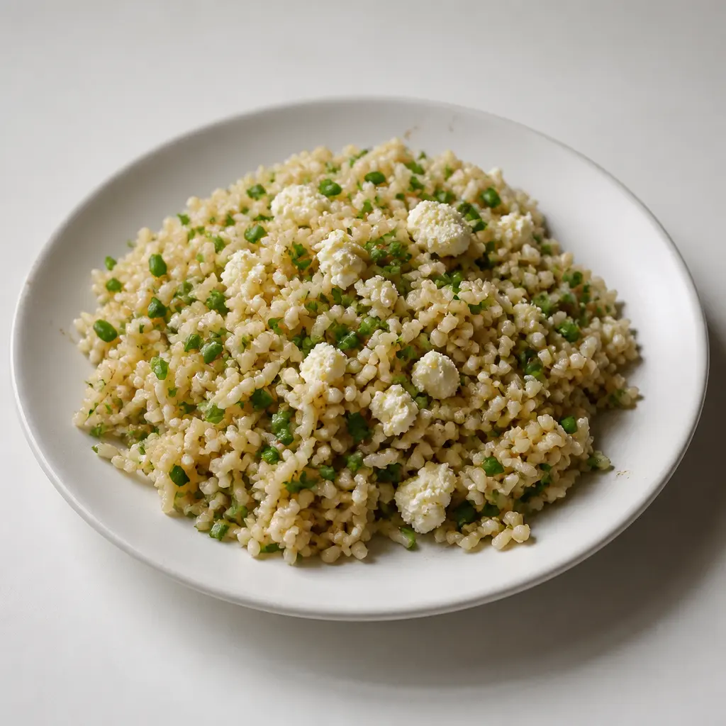 Chive and Feta Rice