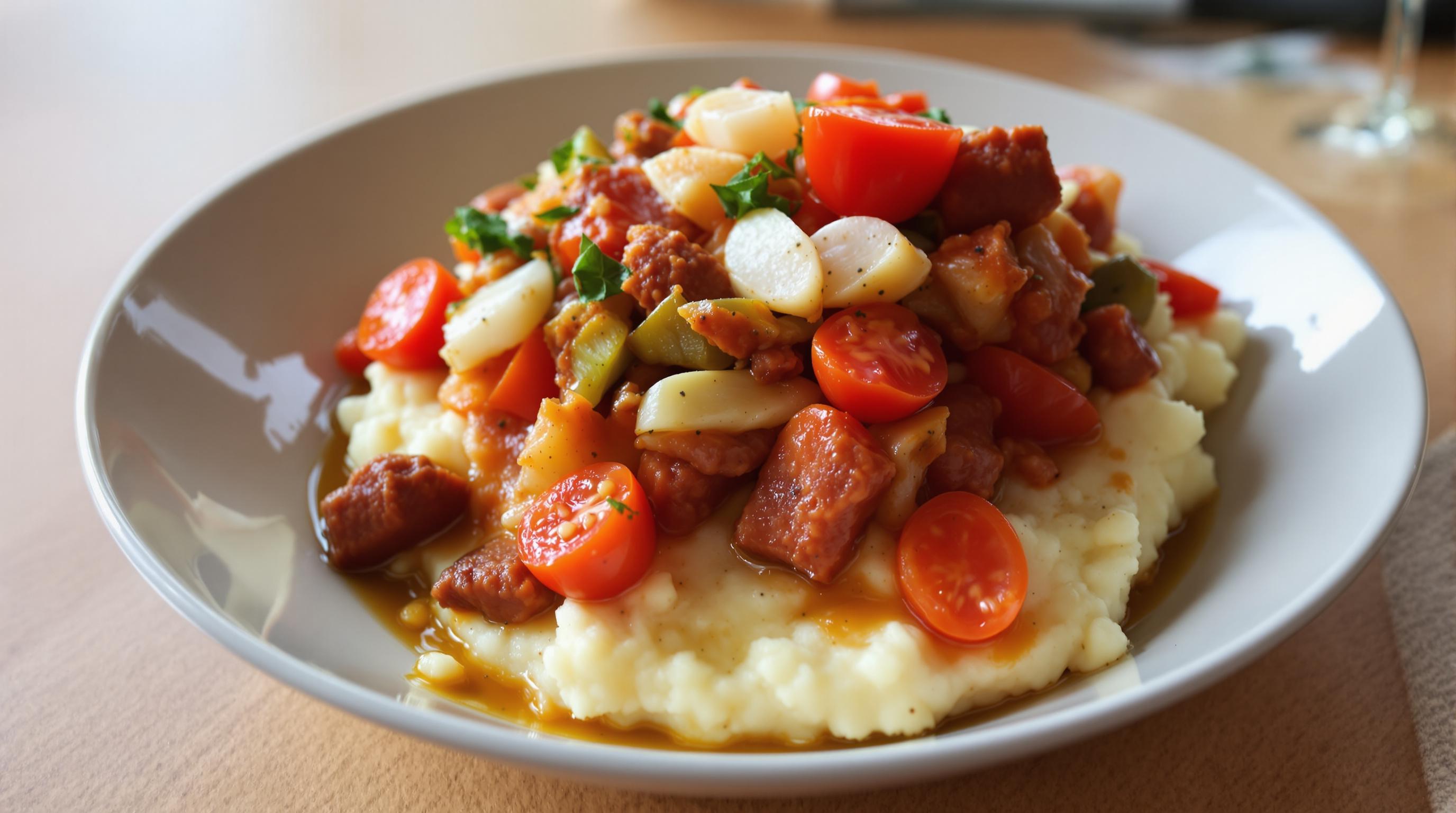 Chorizo, Tomato, and Leek Winter Warmer Bowl