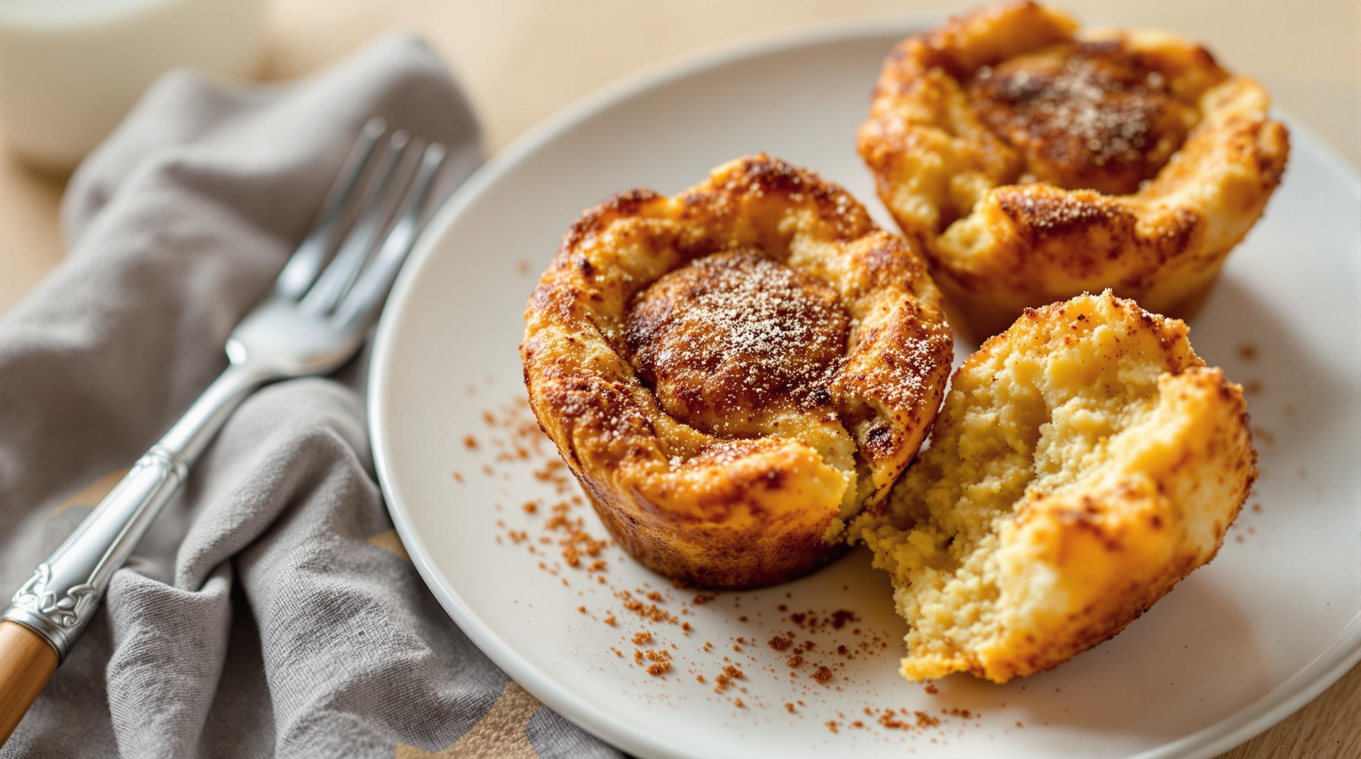 Cinnamon Sugar French Toast Muffins