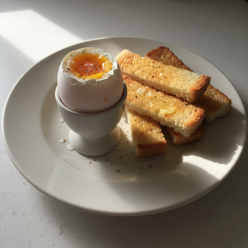 Classic British Egg and Soldiers