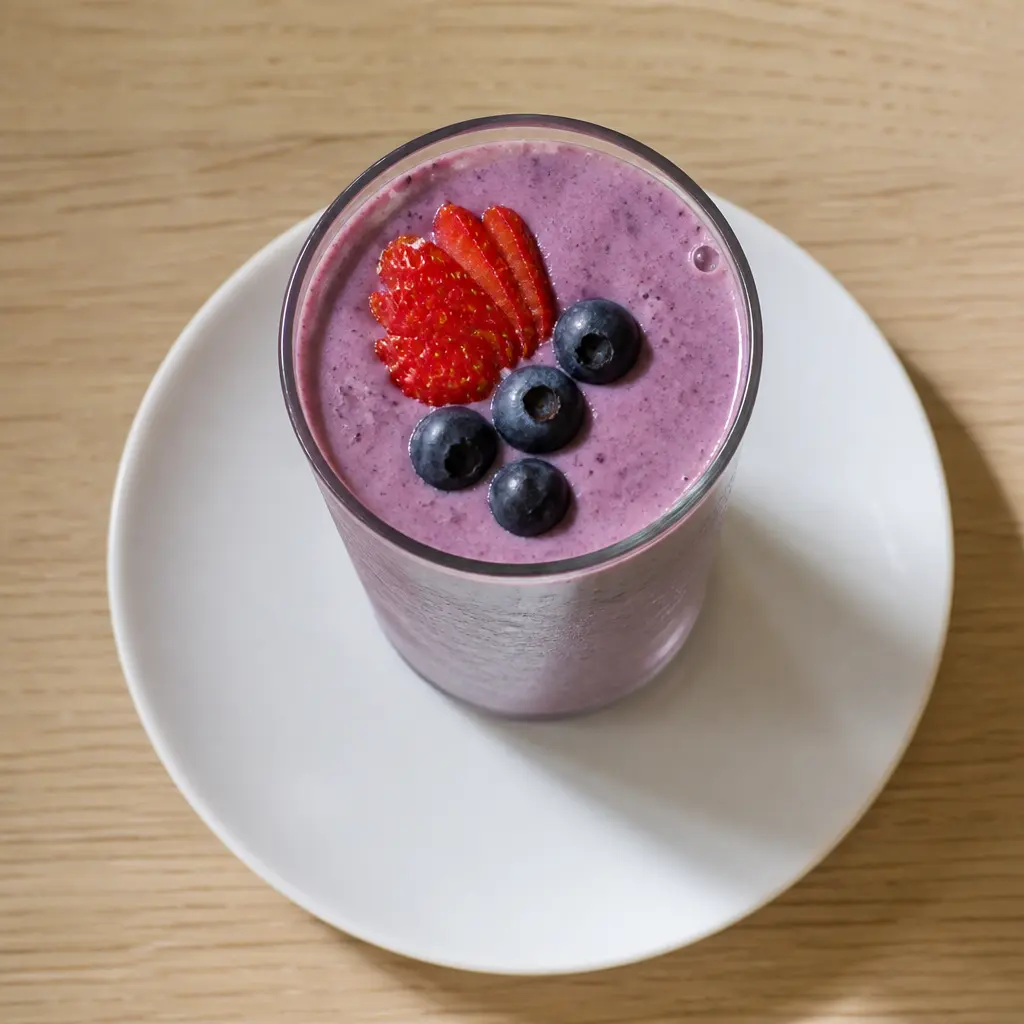 Coconut Milk Berry Protein Shake