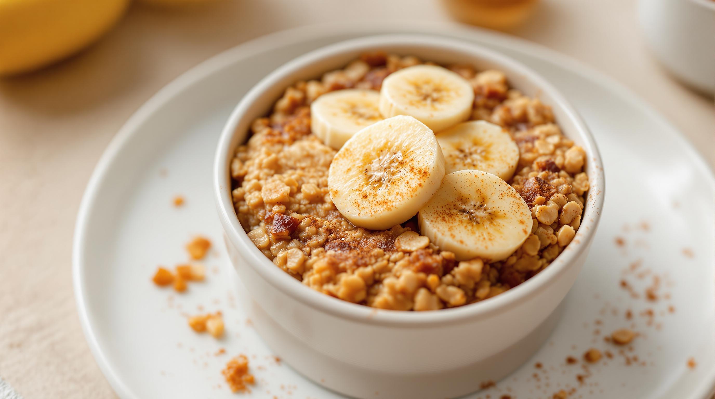 Cosy Banana Protein Baked Oats