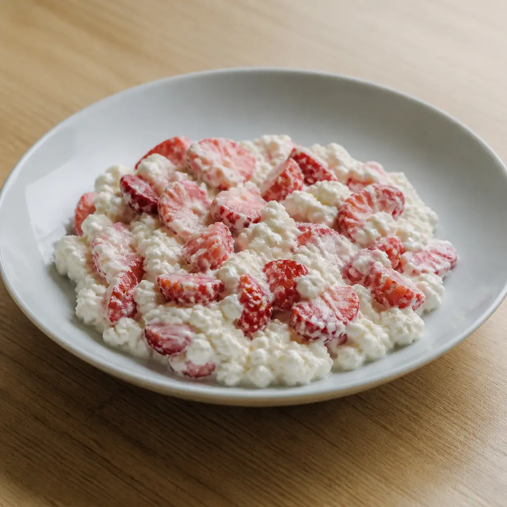 Cottage Cheese & Strawberries