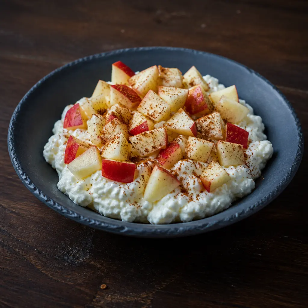 Cottage Cheese with Apples & Cinnamon