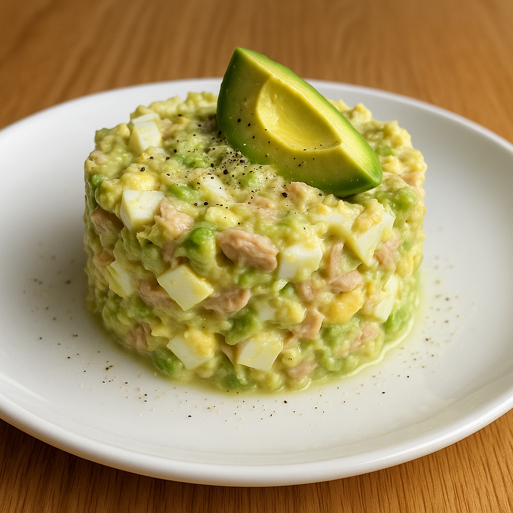 Creamy Avocado Tuna Egg Salad