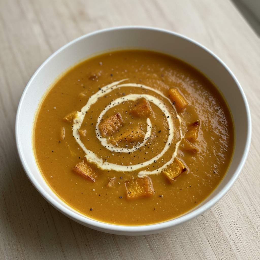 Creamy Butternut & Butter Bean Soup