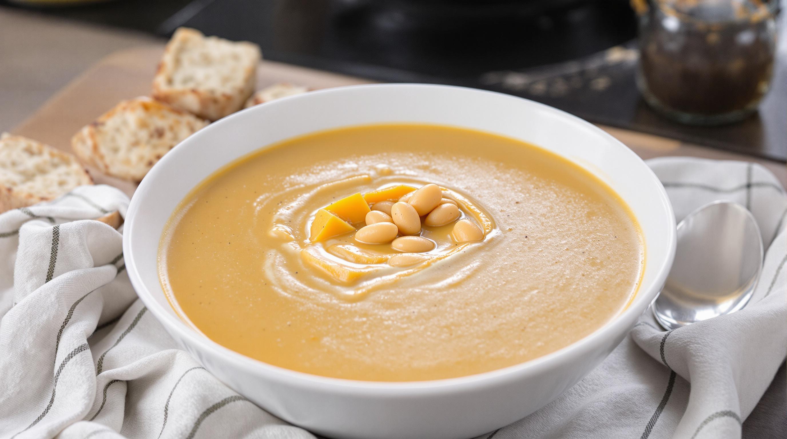 Creamy Butternut & Butter Bean Soup