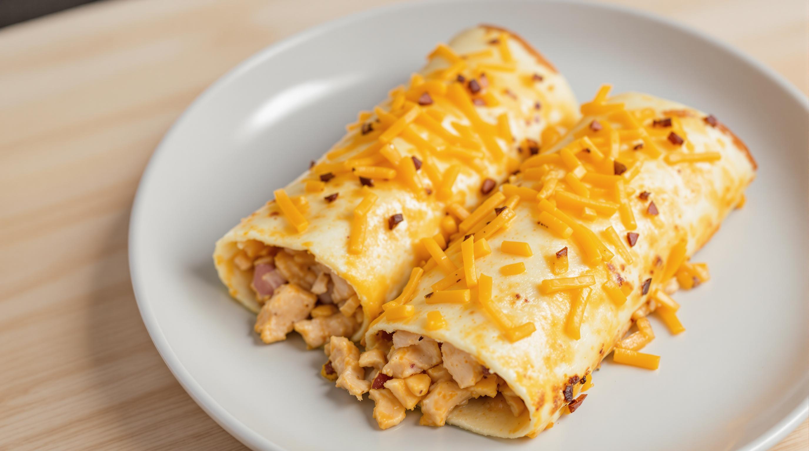 Creamy Chicken Enchiladas