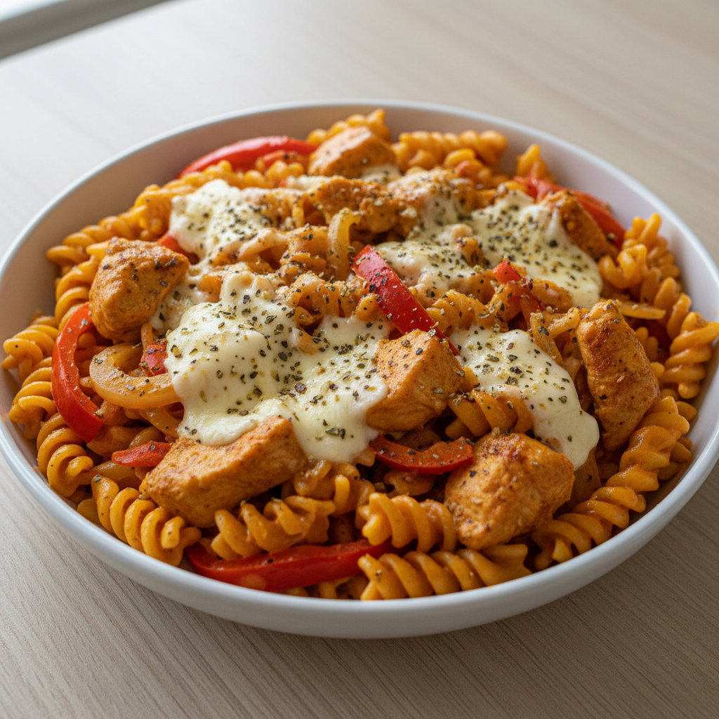 Creamy Chicken Fajita Pasta