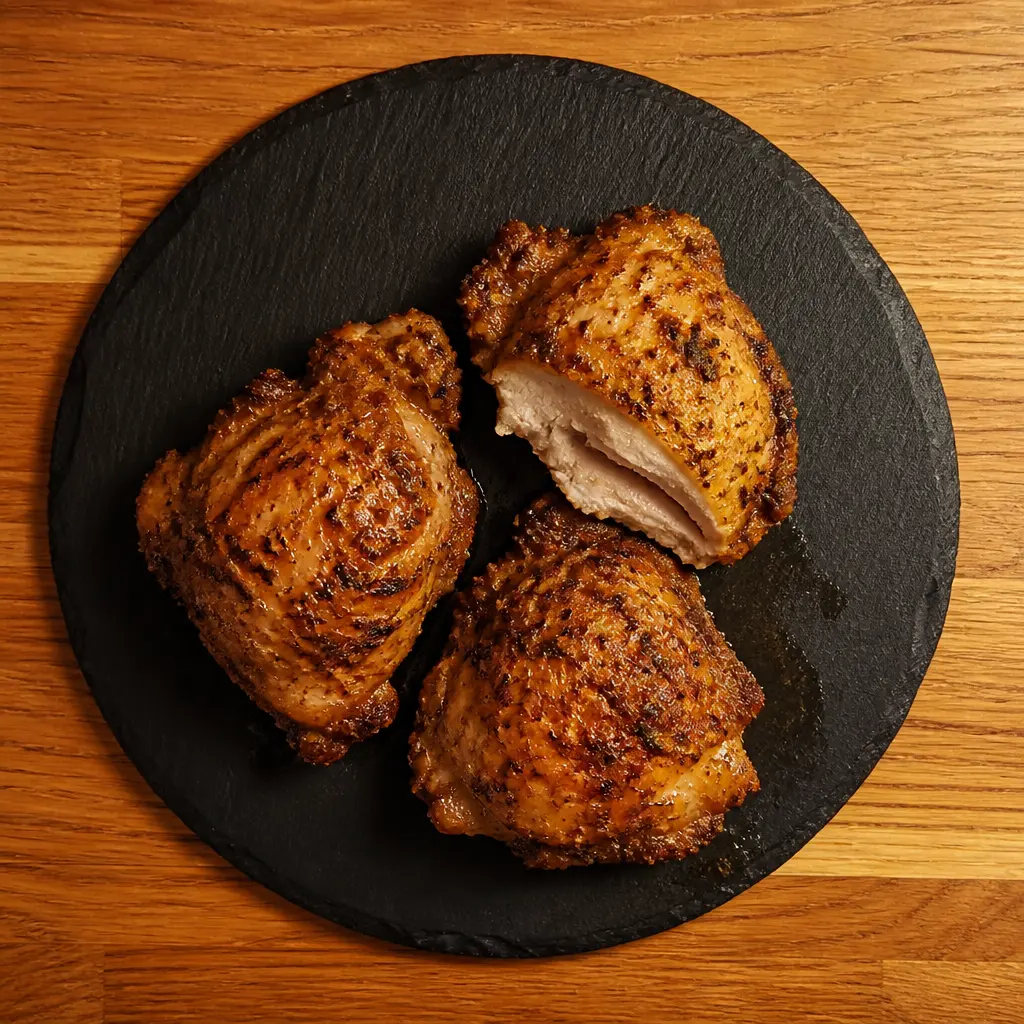 Crispy Baked Chicken Thighs