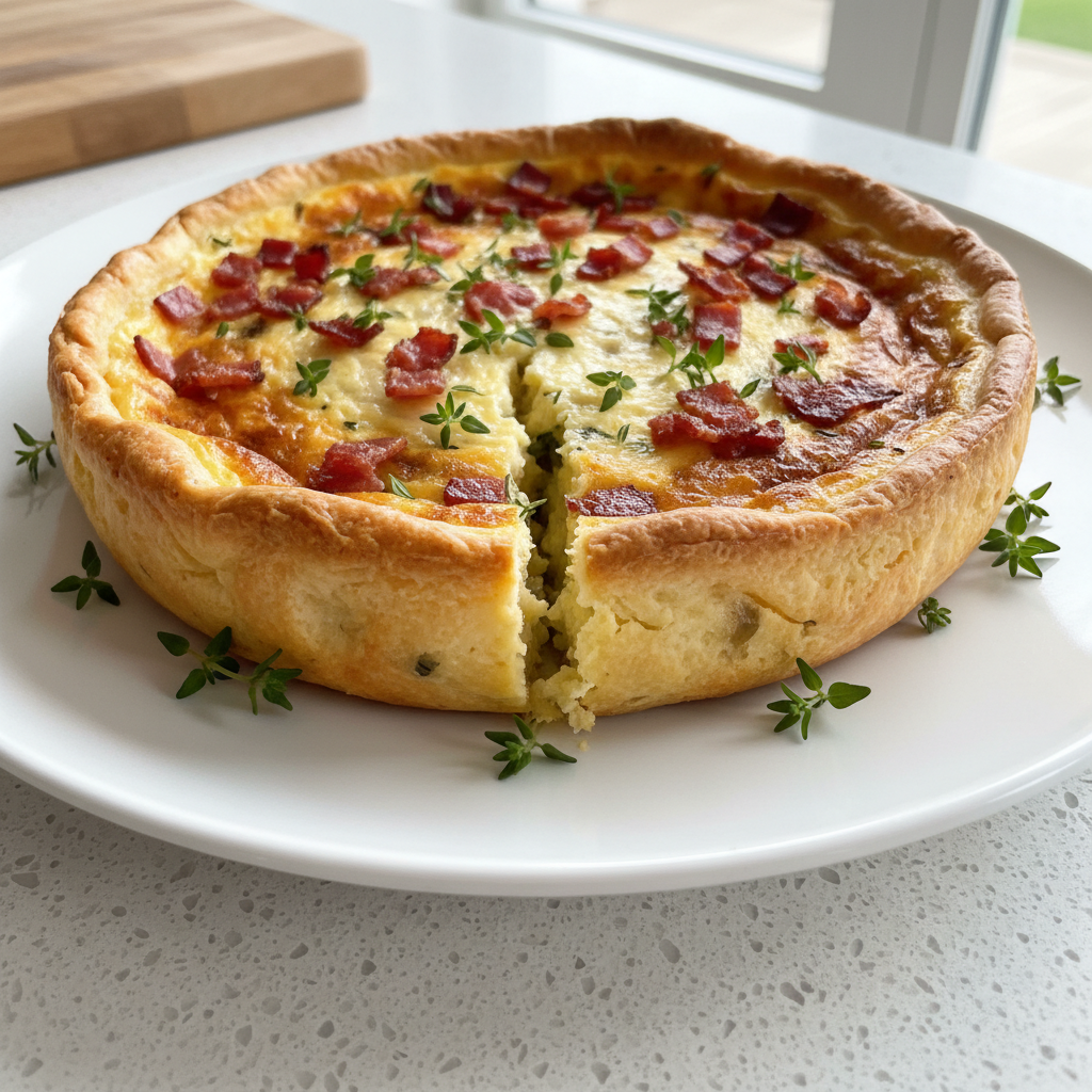 Crustless Quiche Lorraine