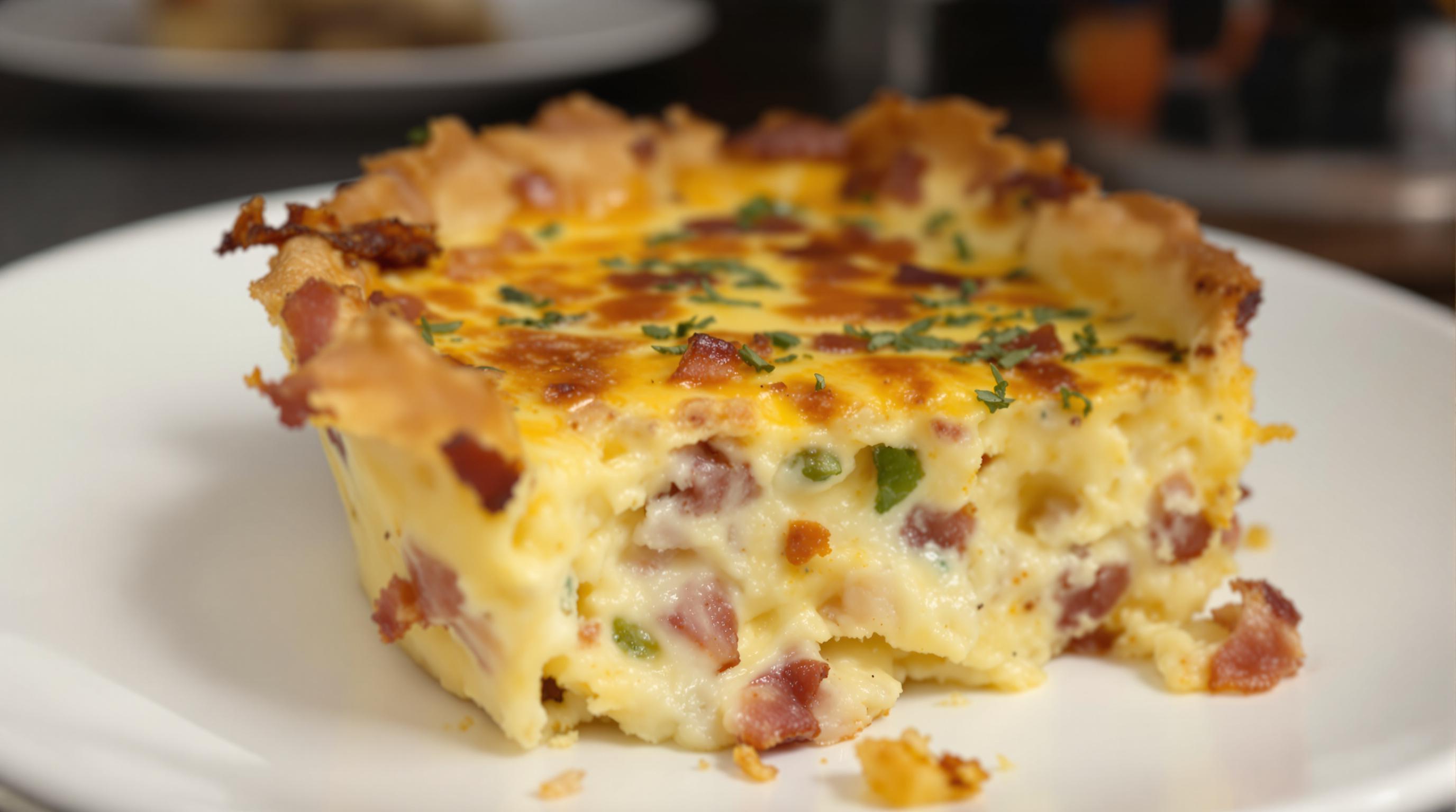 Crustless Quiche Lorraine