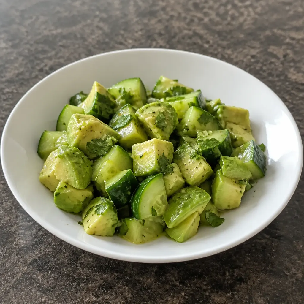 Cucumber Avocado Salad